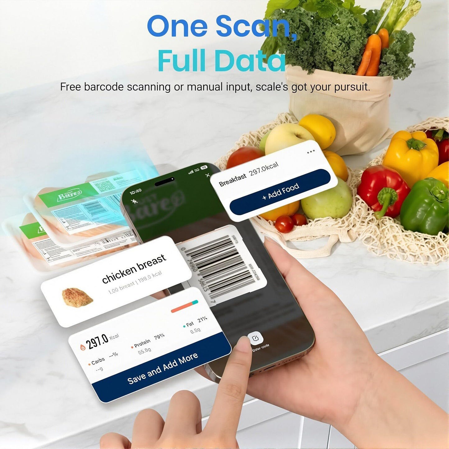 Potere Tech Kitchen Smart Scale